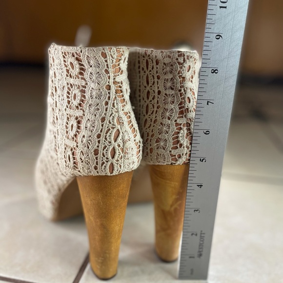 Jeffrey Campbell Lita Women's Platform Lace Up Ankle Boots Size 8 - Picture 6 of 15